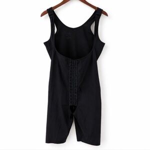 Isavela Comprexxwear Compression Bodysuit Shapewear Open Crotch Black Size 2XL